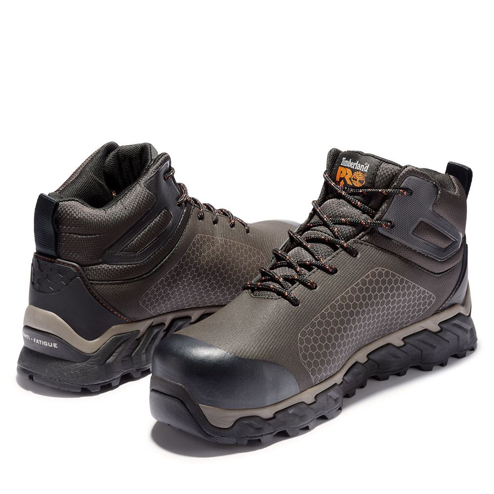 Bocanci De Muncă Timberland Barbati Maro Inchis - Pro® Ridgecomp Toe - Romania - QHGUFX963